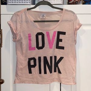 PINK Peach Love Pink Tee-Shirt